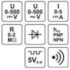 Multimetras/skaitmeninis matuoklis (YT-73080)